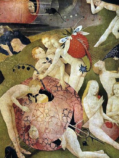 Hieronymus Bosch Garden of Earthly Delights triptych oil painting image